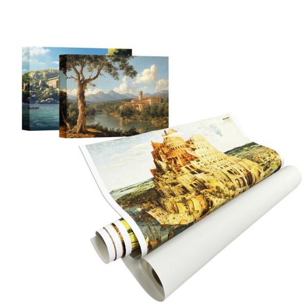 High Durability Matte Inkjet 360gsm Pure Cotton Canvas For Wall Decoration
