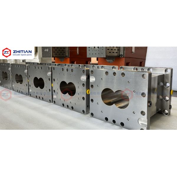 Ø70 Mm Twin Screw Extruder Barrel with Optimized Thermal Management and Nitrided Steel 38CrMoAlA Construction