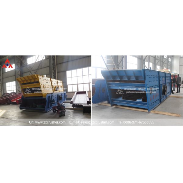 Large capacity Mining Equipment Rock vibrating screens factory price with capacity 400t/h