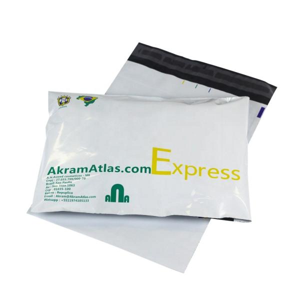Strong Adhesive Biodegradable Apparel Packaging Custom Private Label Logo Plastic Shipping Bags For Clothing