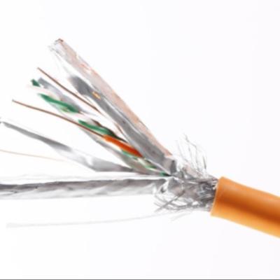Wholesale Bulk CAT6 SFTP LSZH Orange Ethernet Cable 23AWG for Data Centers & Large Networks