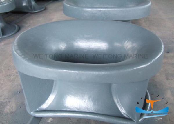 NS2589 Cast Steel Fairleads For Boats Painted Surface Deck Mounted Chock