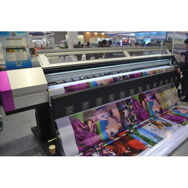 High Efficiency Stable Solvent Based Printer 3.2M Print Width