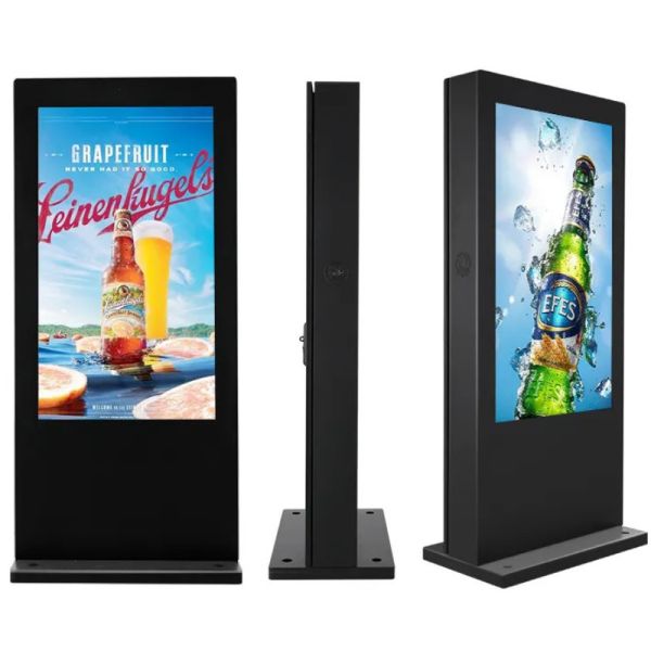 Weatherproof Outdoor Digital Signage with Automatic Content Scheduling and 2000-3000cd/m2 Brightness