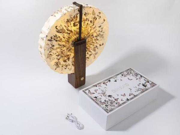 ROHS 1700mah 3D Led Paper Book Lamp Nightlight For Bedroom Lighting