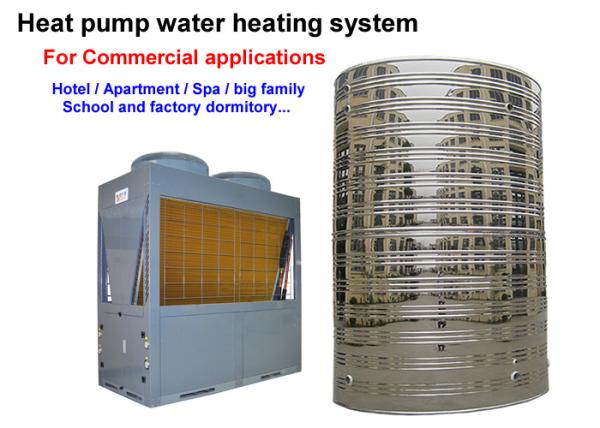 220V / 380V Commercial Heat Pump Water Heater Lower Energy Consumption