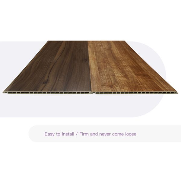 WPC Woodgrain Interior Wall Paneling No Maintenance Easy Installation