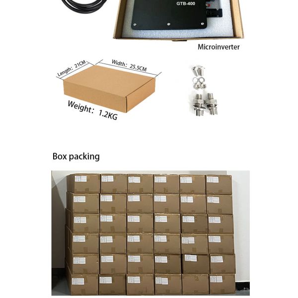 300W 400W Solar Panel Micro Inverter Micro Inverter Without Utility Grid Solar Energy System Micro Inverter