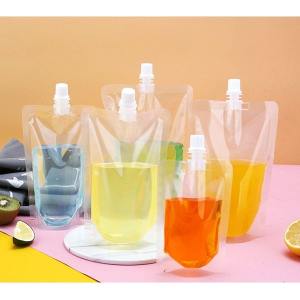 Top quality storage plastic liquid milk /milk powder bags with spout