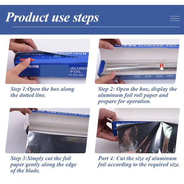 37Алюминиевая фольга площадью 1,5 кв. фута 14 микрон стальная фольга для одноразового использования на кухне