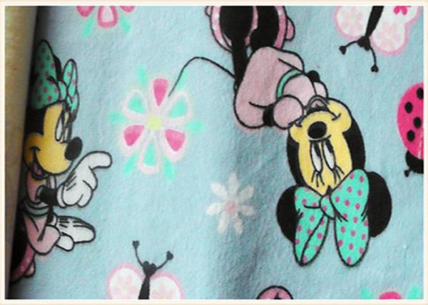 Some Cute Pattrens Cotton Flannel Cloth For Baby Cloth , Eco - Friendly