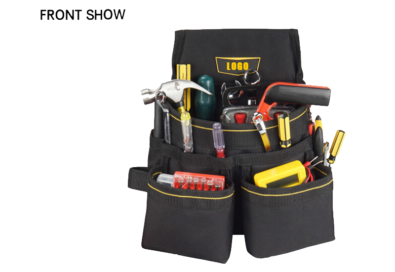 Customized Work Multifunction Plumber Carpenter Organizer Electrician Waist Tool Bag
