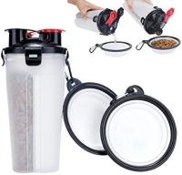 Bouteille d'eau portative de chien de preuve de fuite de voyage d'animal familier de Hallupets pour augmenter la marche