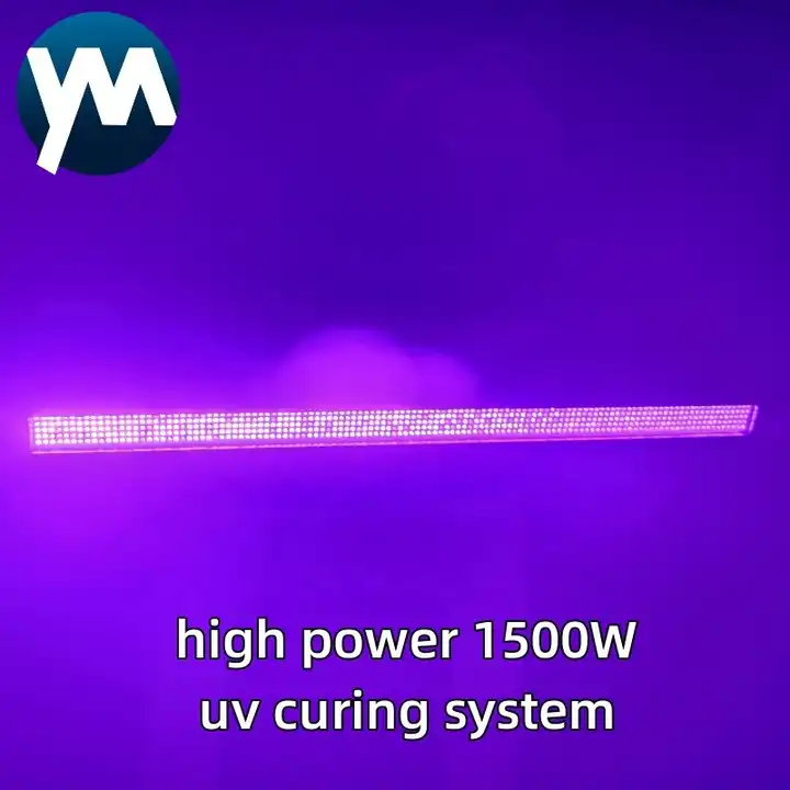 Custom Industrial 395nm UV LED Curing Device 1500W High Power Air Cooling for Plastic Bottle UV Printing & Glue Solidification