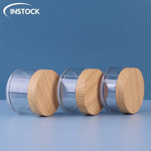 80ml 100ml 120ml PET Plastic Jar Lightweight Beauty Cream Jars With Lids