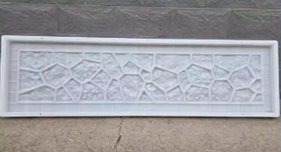 Decorative Concrete Plastic Wall Panel Fence Mold Precast Fence Mould
