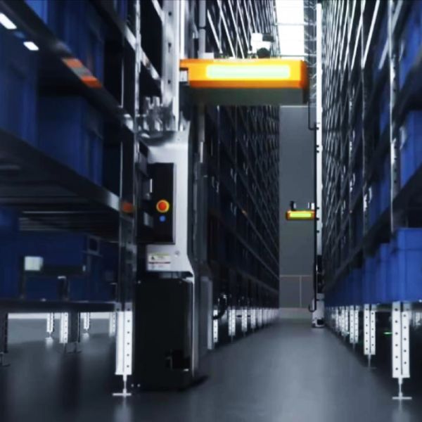 STU+Q1P Solution pour voitures grandes et petites, Robot de bac de travail STU, Robot mobile autonome AMR, Robot de prélèvement d'entrepôt pour le transport et la manutention de boîtes de matériel et de bacs de matériel