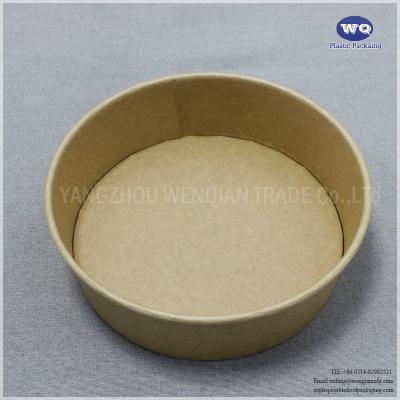 1300ml Kraft Paper Salad Bowl With PET Lid-Disposable Paper Bows-soup bowls disposable-disposable serving bowls