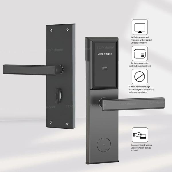 35cm-55cm fechaduras de porta de hotel sem chave