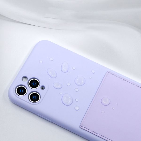 Water Resistant Mobile Cover Anti Drop Wireless Charging Liquid Silicone Back Cover