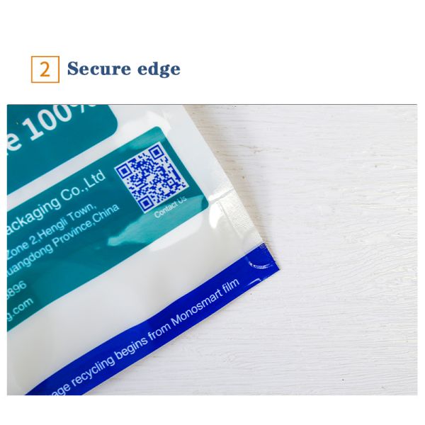 Custom 100% Recyclable Packaging Bags With Beautiful Eye-catching Graphic Printing Flexible Packaging Stand-up Pouches