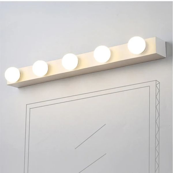 Bathroom Decor Mirror Light Dimming Cabinet Makeup Lights ball Around Mirror Wall Lamps (WH-MR-77)