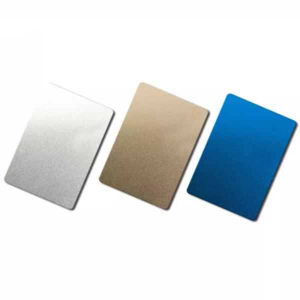 Mirror Polished Bead Blasted Stainless Steel Sheet Rose Gold Fireproof