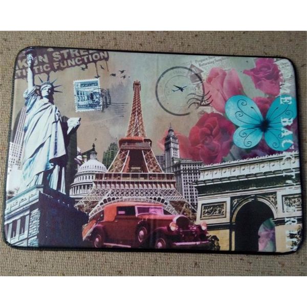 Cartoon Flat Door Mat / Kitchen Door Mats Indoor Anti - Slip Feature