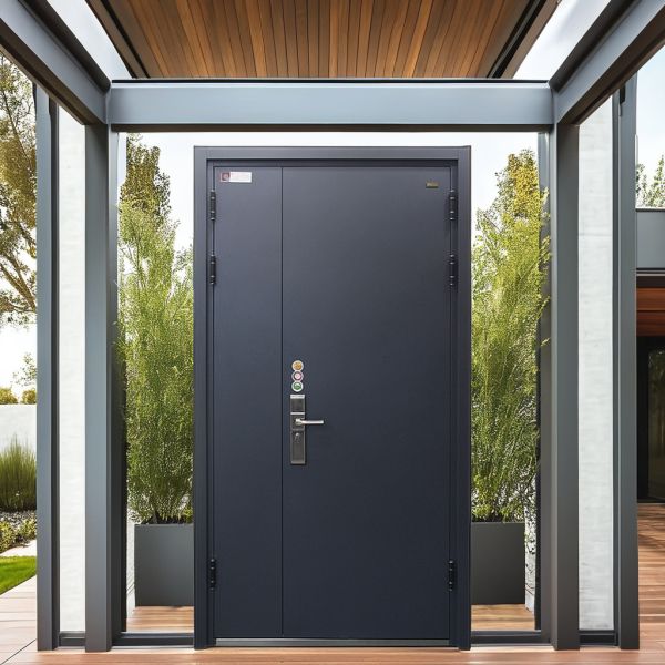 Modern Galvanized Steel Door Customisable for Home  Business