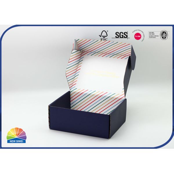 Внутренний и внешний печатая штемпелевать Foild коробки гофрированной бумаги отправителя