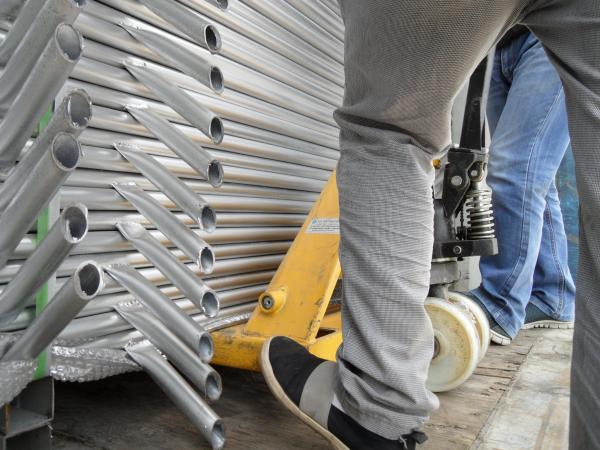 Dipped In Zinc bath Crowd Control Barrier