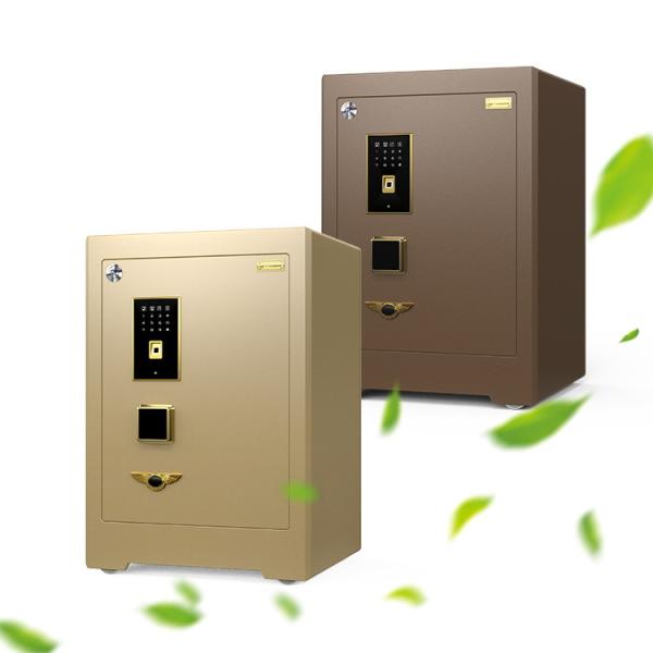Dual Alarm Solid Steel Commercial Safe Box Bank Grade Biometric Fingerprint Lock 4 open ways