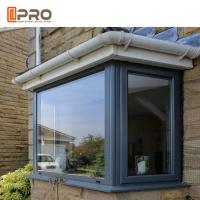 Burglarproof Aluminum Casement Windows With Flyscreen Georgian Bar Glass Bay Windows