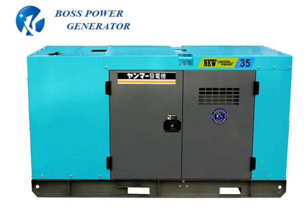 silencioso super diesel do painel de controle de Digitas do gerador de 30KW 38KVA Isuzu com ATS