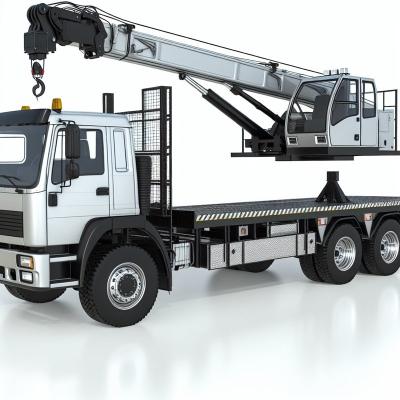 Howo 4x2 10 Ton Light Cargo 4000kg 2 Section Truck Mounted Telescopic Crane