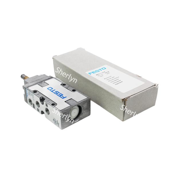 FESTO MFH-5-1/8-B Solenoid Valve, 5/2 Monostable Mec Spr, Int Pilot G/8