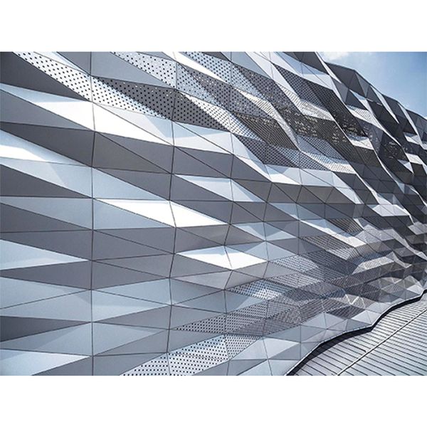 Metal Stainless Steel Aluminium Curtain Wall Cladding Laser Cut OEM / ODM
