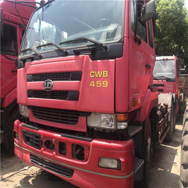 Used UD NISSAN Dump truck head ,used UD dump truck trailer with diesel engine for sale