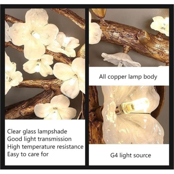 Все медные светлые роскошные цветочные люстры для гостиничного лобби