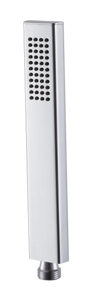 Microfone de latão chuveiro manual chuveiro para coluna de chuveiro banheiro bico de silício fácil de limpeza quadrado OEM