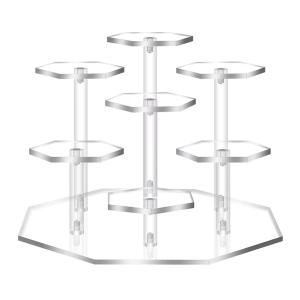 Assembled Acrylic Display Stand For Action Figures Dolls Jewelry Perfume