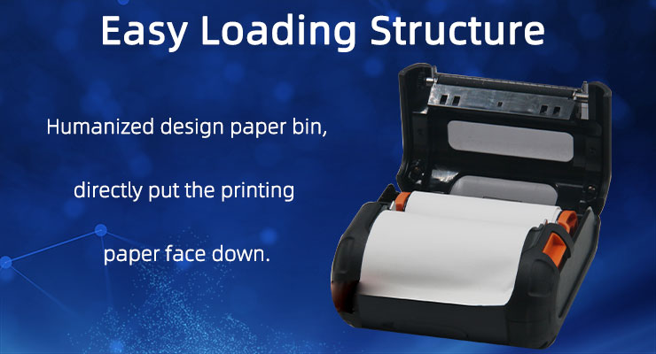 Принтер с 0,96 дюймовым OLED-дисплеем и регулируемым бумажным модулем