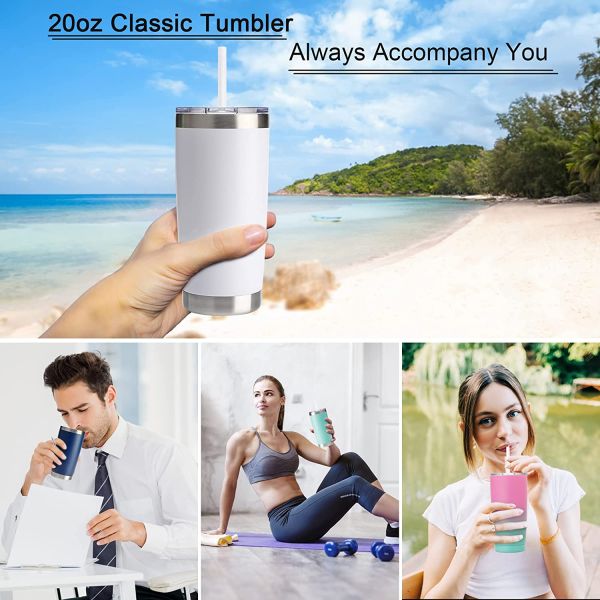 20 Oz Sublimation Stainless Steel Tumbler Cups Vacuum Insulated