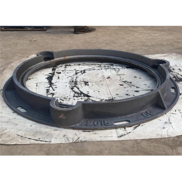 Durable Lockable Round Inspection Cover Shock Absorption EN124 Standard