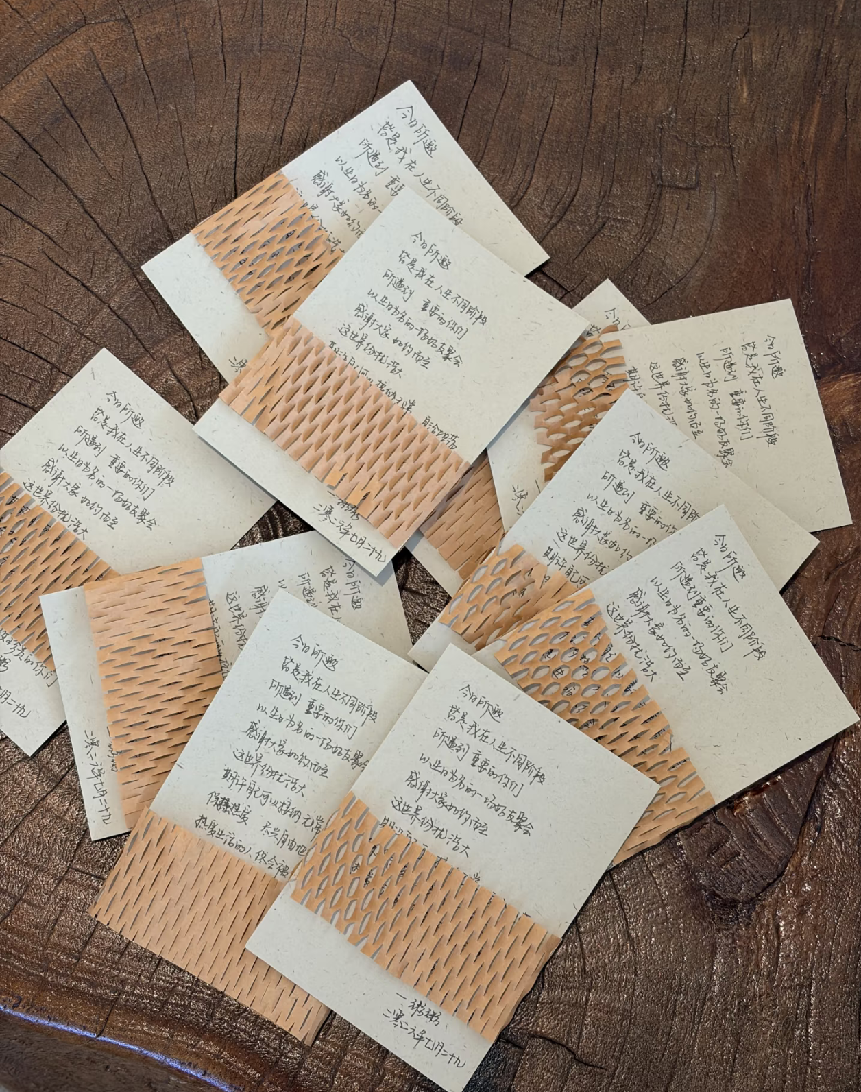 Honeycomb Paper for Card Belts – Expandable Decorative Wrap for Cards, Invitations & Stationery
