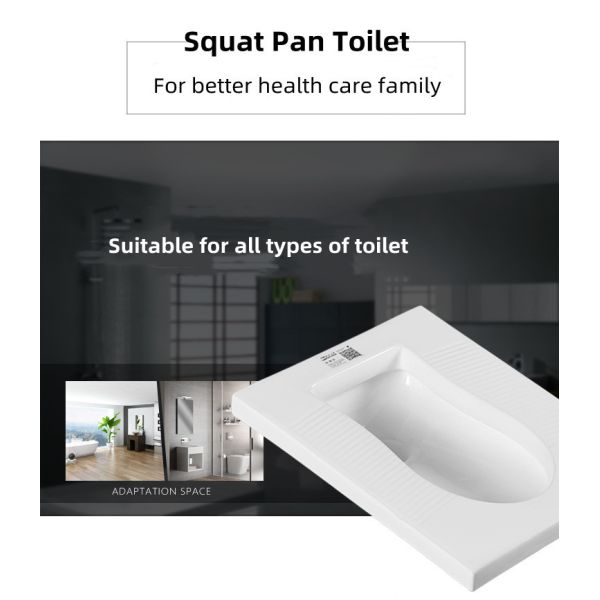 Туалет по индивидуальному размеру Крупкая кастрюля 100% керамический материал