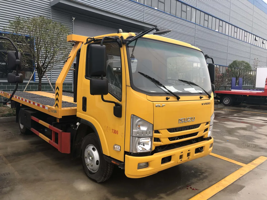 4tons 5tons 8tons Road Wrecker Truck , Wrecker Towing Truck 130HP