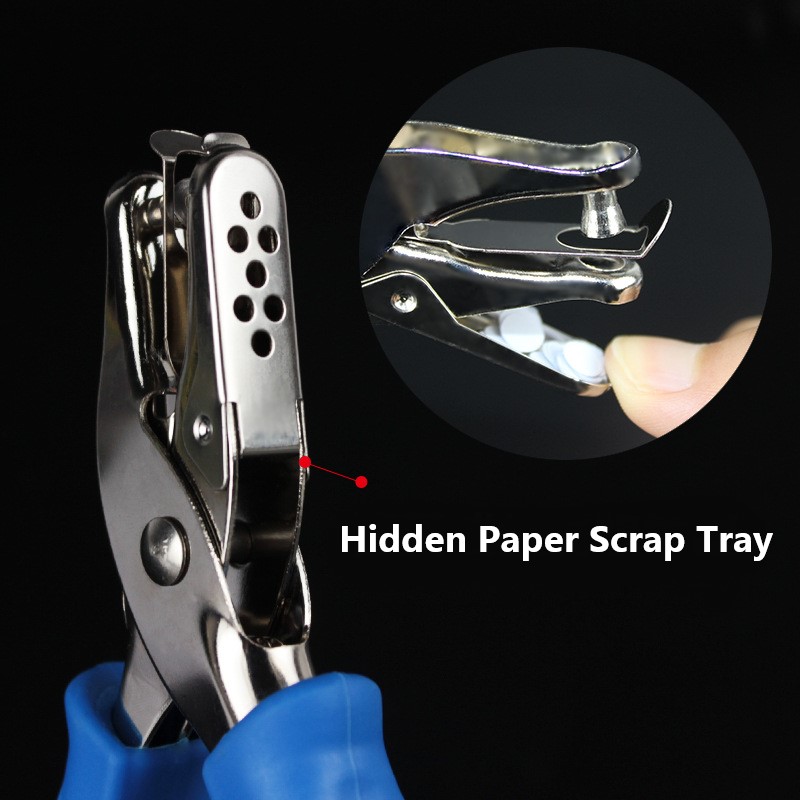 Зелёный ручной перфоратор для самодельного изготовления Карточка No отверстий 1 16 мм Круг металлического бумажного перфоратора