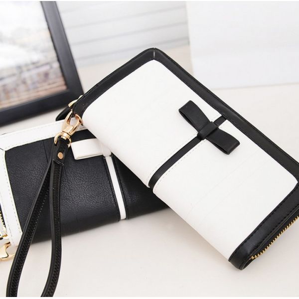 2016 new female wallet long section of Korean fashion Ms. zipper hand wallet PU