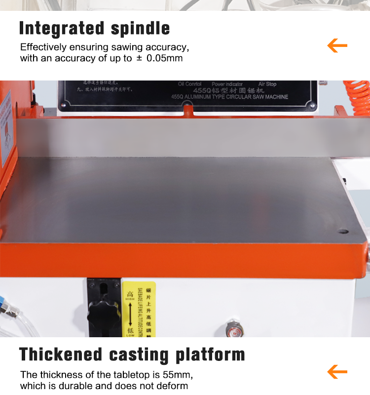 Made in China 455AL Aluminum Cutting Machine Aluminum Profile Cutting Machine Cuts Profile Pipes